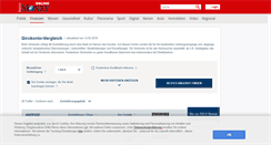 Desktop Screenshot of girokonto.focus.de