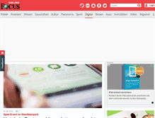 Tablet Screenshot of kreuzwortraetsel.focus.de