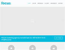 Tablet Screenshot of focus.ba