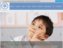 Tablet Screenshot of focus.org.hk